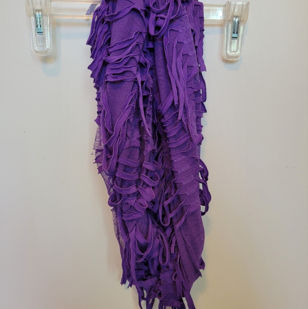 PURPLE INFINITY LOOP SCARF